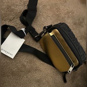 Black and gold crossbody Givenchy bag
